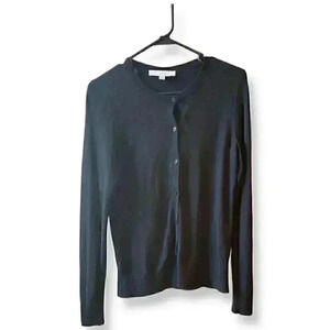 Ann Taylor Loft Basic Black Cardigan Size Small
